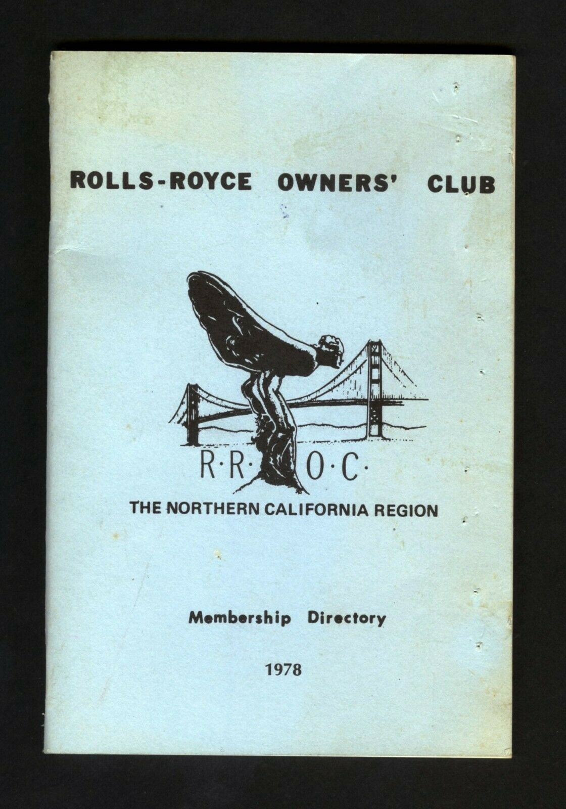 Rolls-royce Owners Club 1978 Rolls-royce Directory -  Original